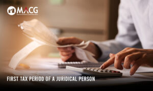 first tax period of juridical persons