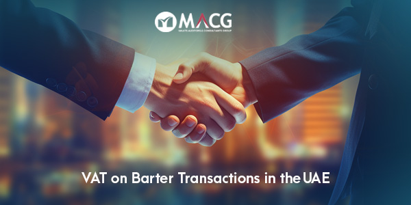 VAT on Barter Transaction in the UAE
